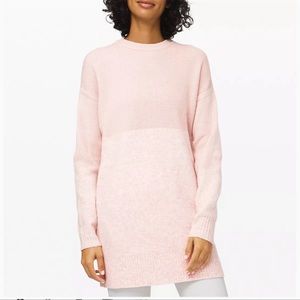 Lululemon Restful Intention Sweater size Small Pink Bliss